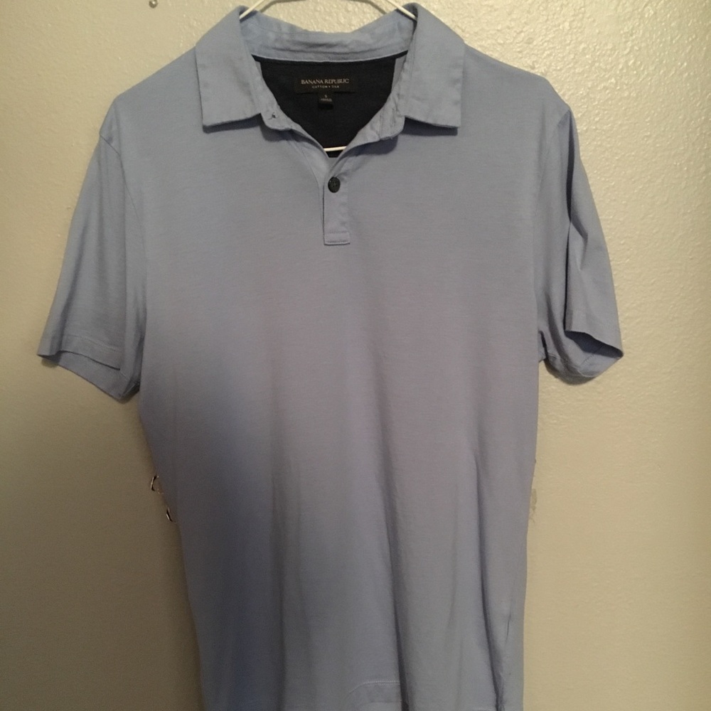 Banana republic, Light blue polo